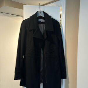 Marc New Yorkers black wool coat